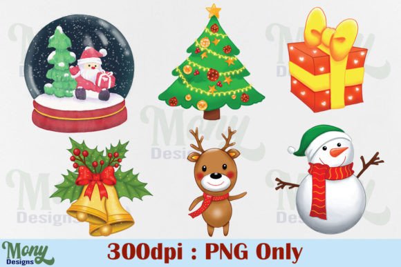 Cute Christmas Elements Collection PNG: A Versatile Resource for Creative Projects