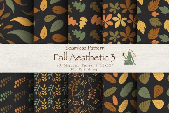 Embracing Autumn Creativity with Fall Aesthetic Seamless Pattern 3
