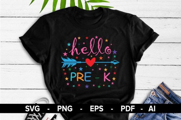 Hello Pre-K T-Shirt Design