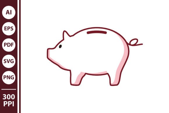 Piggy Bank Vector Design: A Strategic Tool for Branding and Communication