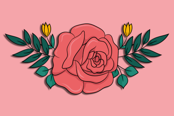 Pink Flower Design for Business and Creative Uses