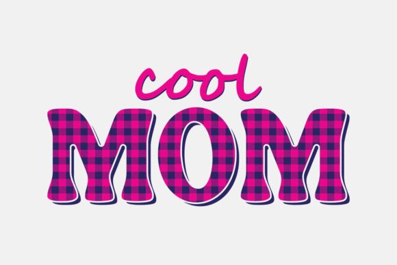 Retro Cool Mom Sign Sublimation