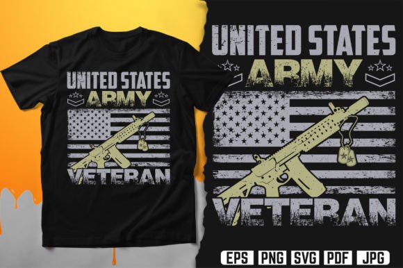 United States Army Veteran TShirt Design